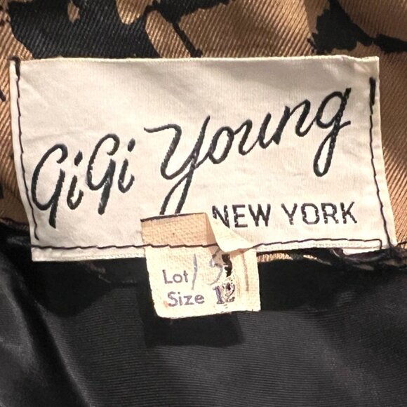 GiGi Young NY Dress Womens 12 Vintage Pinup Rockabilly 50s Union Tag - Picture 8 of 16